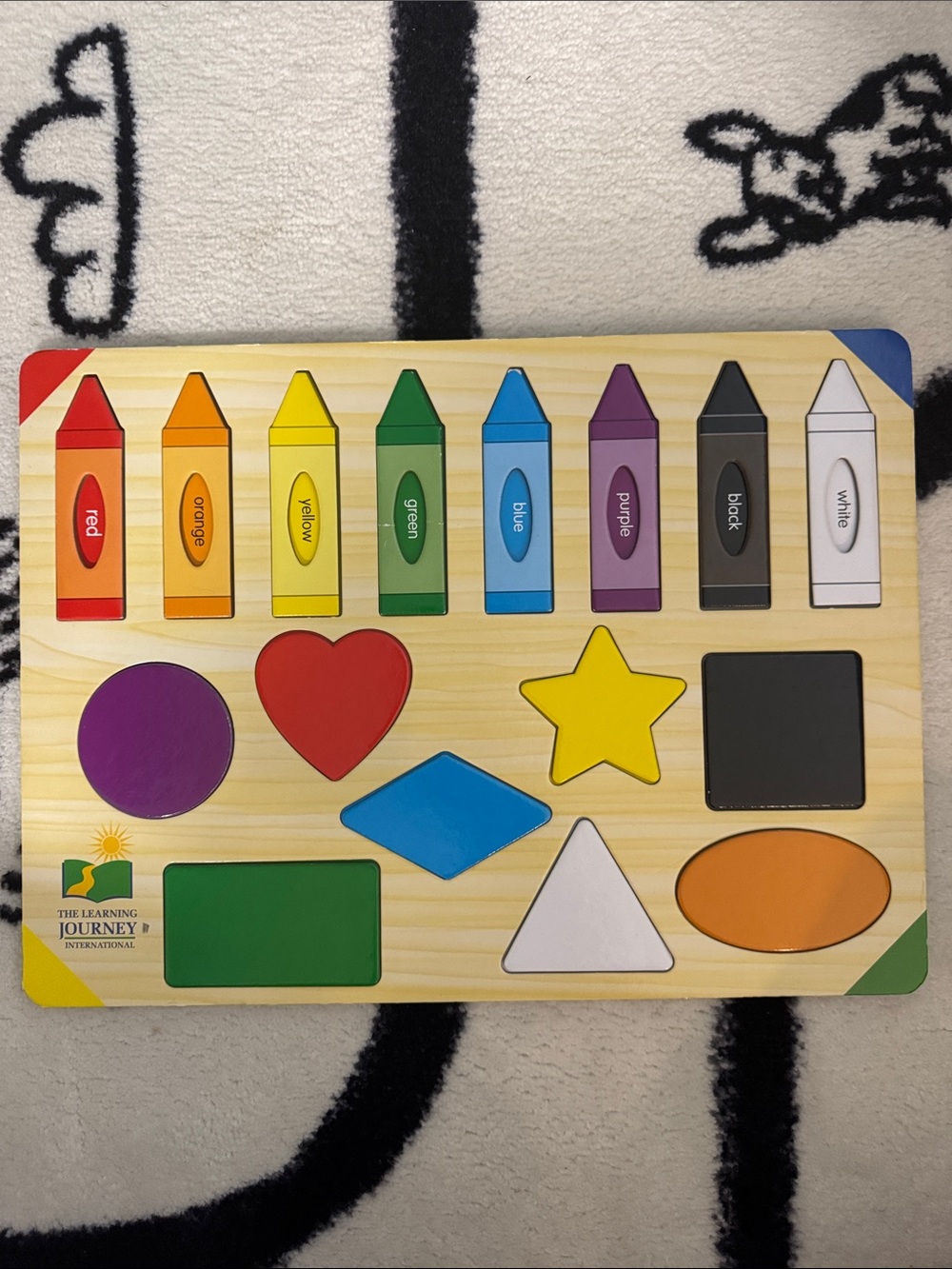 The Learning Journey Colorful Colors and Shape Puzzle - Multicolor